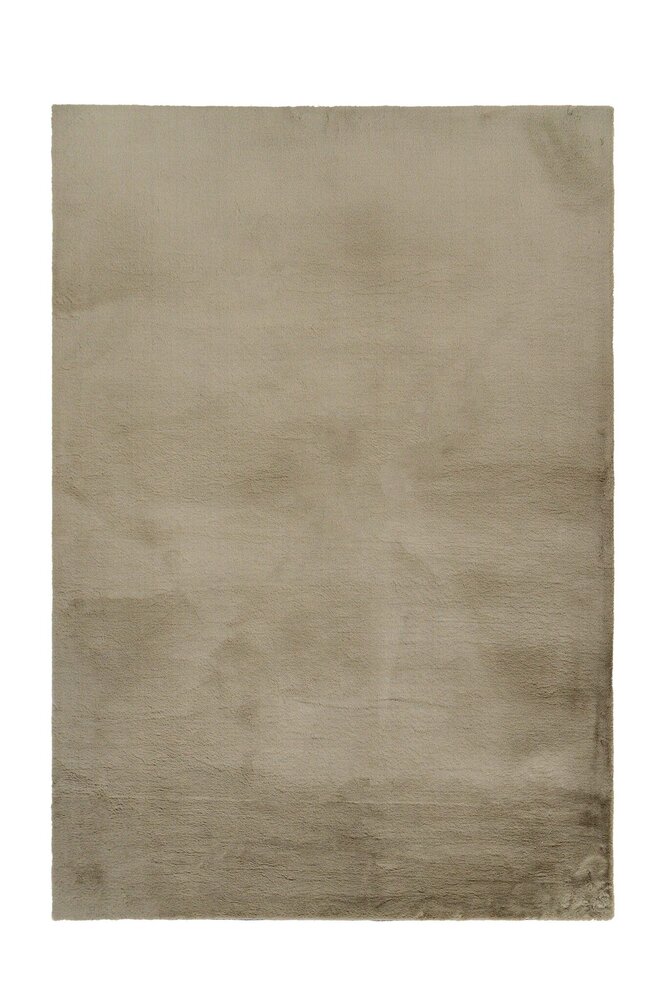 Gemütlicher Vicenza Teppich - Weicher Hochflor - Taupe