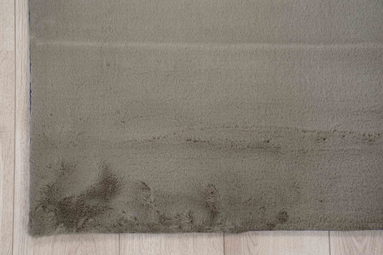 Gemütlicher Vicenza Teppich - Weicher Hochflor - Taupe