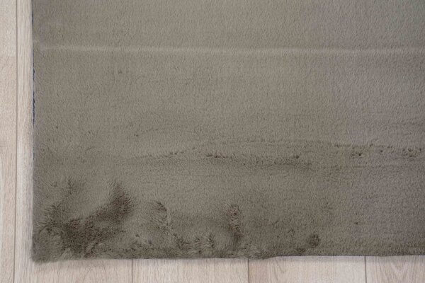 Gemütlicher Vicenza Teppich - Weicher Hochflor - Taupe