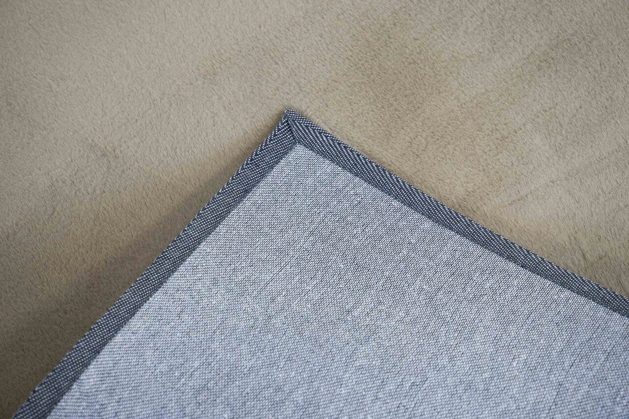 Gemütlicher Vicenza Teppich - Weicher Hochflor - Taupe