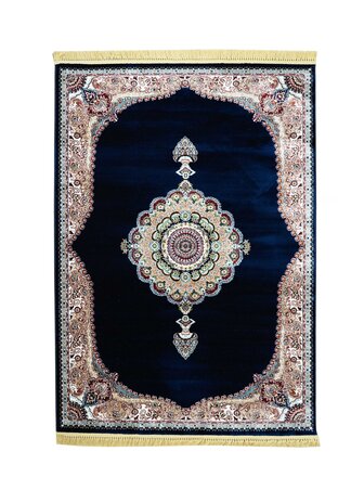 Teppich Isfahan - Oriental Medaillon Klassisch - Blau Teppich Isfahan - Oriental Medaillon Klassisch - Blau