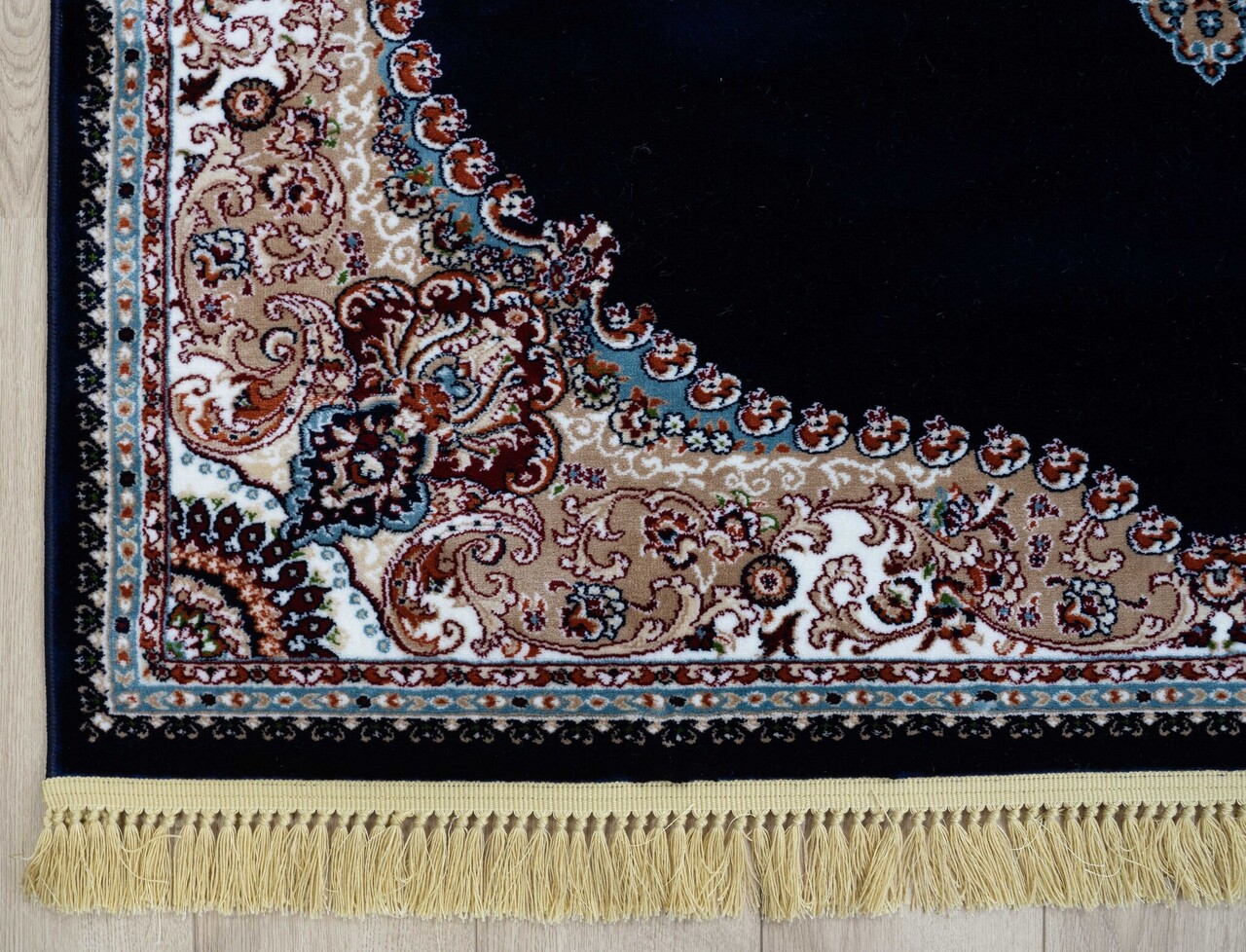 Teppich Isfahan - Oriental Medaillon Klassisch - Blau Teppich Isfahan - Oriental Medaillon Klassisch - Blau