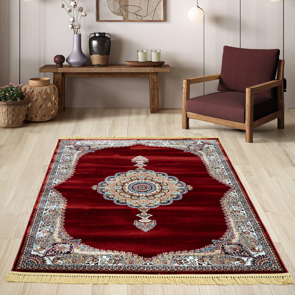 Teppich Isfahan - Oriental Medaillon Classic - Rot Teppich Isfahan - Oriental Medaillon Classic - Rot