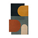 Abstrakter Teppich - Stracto Lozenge - Organic Shape Modern - Mehrfarbig Abstrakter Teppich - Stracto Lozenge - Organic Shape Modern - Mehrfarbig