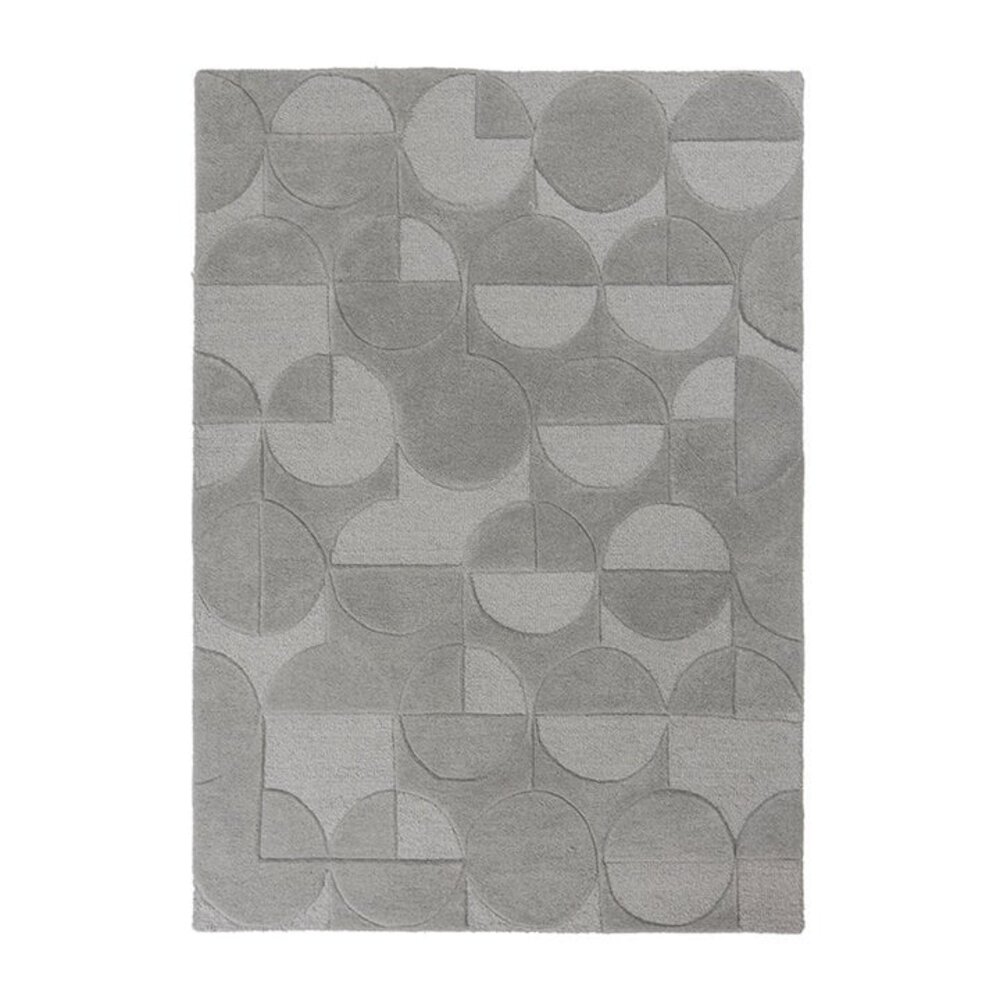 Modern Wollteppich - Gigi Grau Modern Wollteppich - Gigi Grau