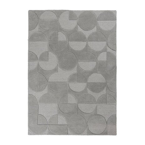 Modern Wollteppich - Gigi Grau Modern Wollteppich - Gigi Grau