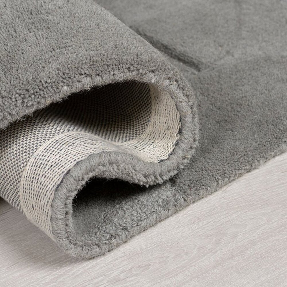 Modern Wollteppich - Gigi Grau Modern Wollteppich - Gigi Grau