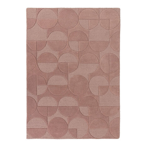 Modern Wollteppich - Gigi Rosa Modern Wollteppich - Gigi Rosa