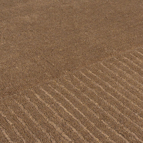 Wollteppich - Toskana Braun