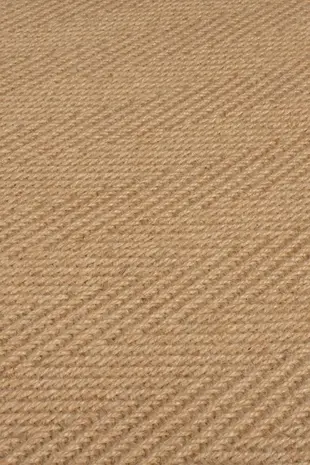 Teppich Kira - Jute - Kurzflor - Fischgrätenmuster Modern - Natur / Grün Teppich Kira - Jute - Kurzflor - Fischgrätenmuster Modern - Natur / Grün