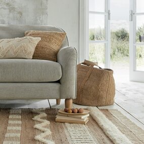 Teppich Medina - Jute - Kurzflor Modern - Natur / Creme Teppich Medina - Jute - Kurzflor Modern - Natur / Creme