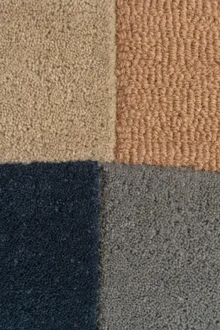 Esre Teppich - Kurzflor - 100% Wolle - Geo Modern - Multi Esre Teppich - Kurzflor - 100% Wolle - Geo Modern - Multi