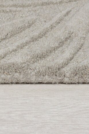 Modern Wollteppich - Lino Leaf Grau Modern Wollteppich - Lino Leaf Grau