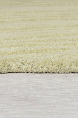 Modern Wollteppich - Lino Leaf Sage Grün Modern Wollteppich - Lino Leaf Sage Grün