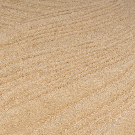 Modern Wollteppich - Lino Leaf Beige Modern Wollteppich - Lino Leaf Beige