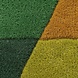 Rund Wollteppich - Prisma Geometrisch Grün/multi Rund Wollteppich - Prisma Geometrisch Grün/multi