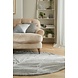 Rund Modern Wollteppich - Lino Leaf Grau Rund Modern Wollteppich - Lino Leaf Grau
