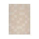 Teppich im Schachbrettmuster - Kurzflor - 100% Wolle Modern - Natur / Beige Teppich im Schachbrettmuster - Kurzflor - 100% Wolle Modern - Natur / Beige