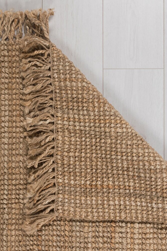 Jute-Boucle-Teppich - Kurzflor - 100% Jute - Modern - Kurzflor - Natur / Beige Jute-Boucle-Teppich - Kurzflor - 100% Jute - Modern - Kurzflor - Natur / Beige