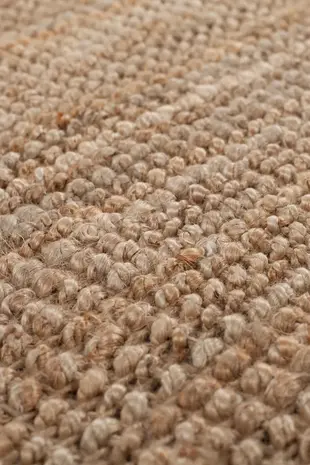 Jute-Boucle-Teppich - Kurzflor - 100% Jute - Modern - Kurzflor - Natur / Beige Jute-Boucle-Teppich - Kurzflor - 100% Jute - Modern - Kurzflor - Natur / Beige