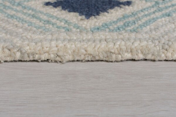 Teppich Marco - Kurzflor Modern - Blau