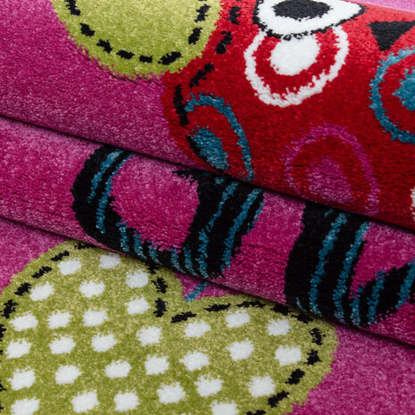 Kinderzimmer Eule Lila Teppich - Rund Kinderzimmer Eule Lila Teppich - Rund