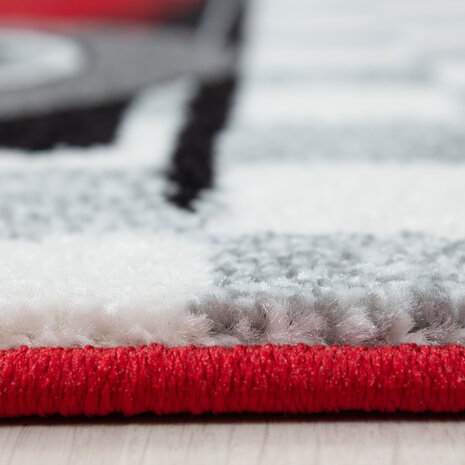 Kinderzimmer Rennwagen Rot Teppich - Rund Kinderzimmer Rennwagen Rot Teppich - Rund