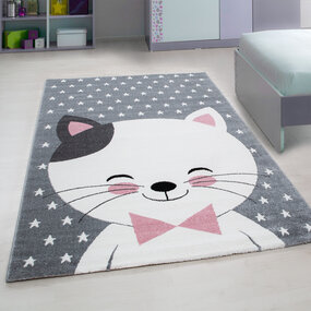 Kinder Kinderzimmer Katze Rosa Teppich - Kinder Kinderzimmer Katze Rosa Teppich -