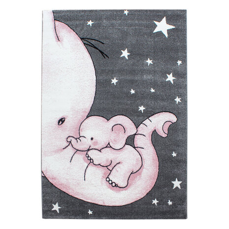Kinderzimmer Elefant Rosa Teppich - Kinderzimmer Elefant Rosa Teppich -