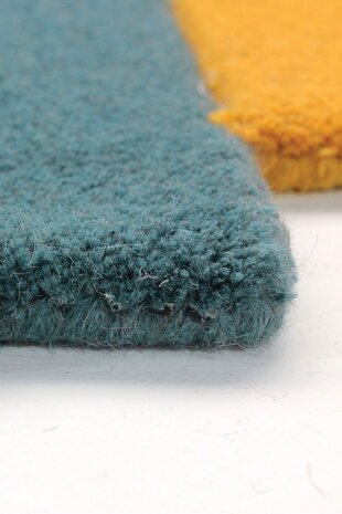 Läufer Abstrakt Modern Stracto Collage - Organische Form - Multi 60X230 Cm