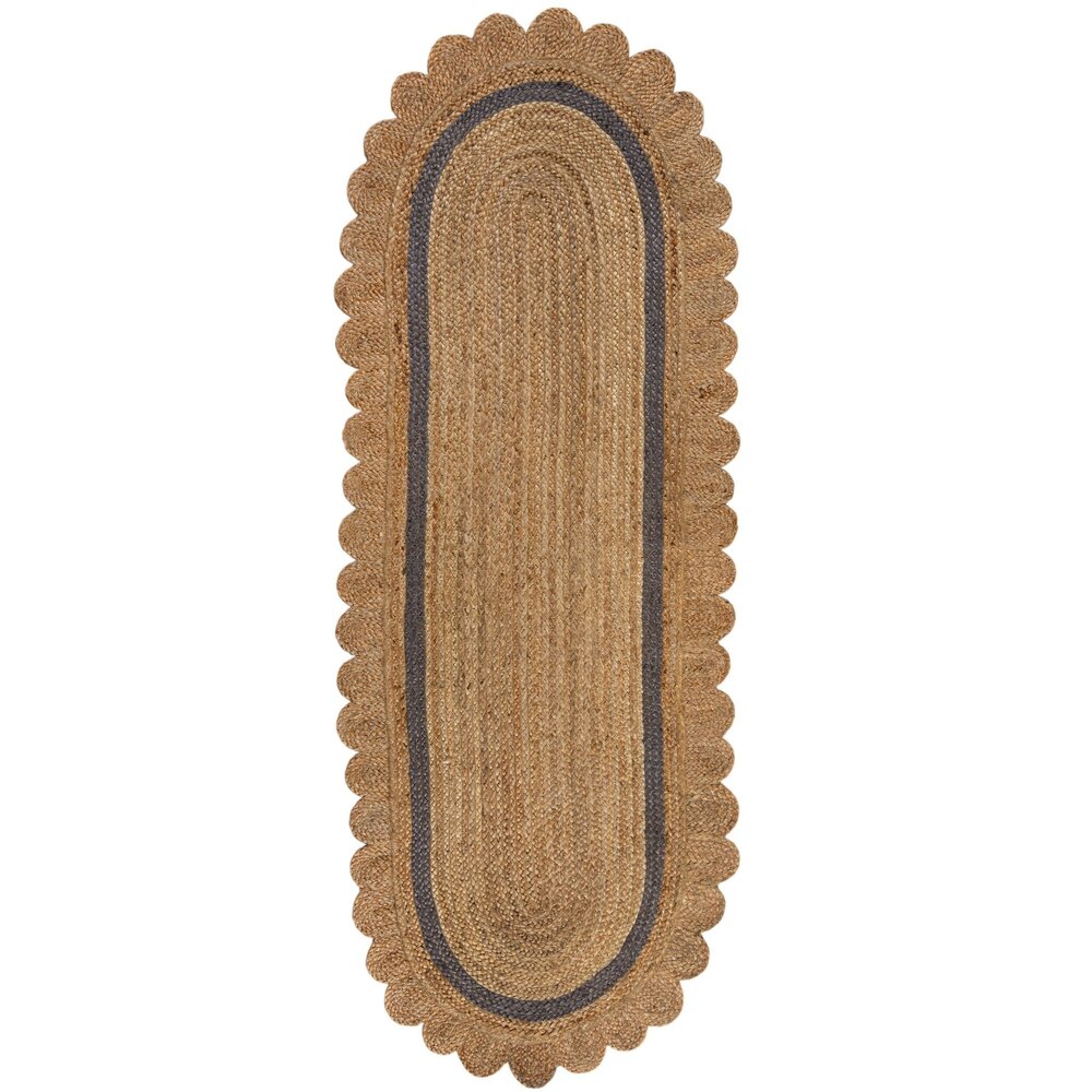 Läufer - Grace Modern Jute Natur/grau Läufer - Grace Modern Jute Natur/grau