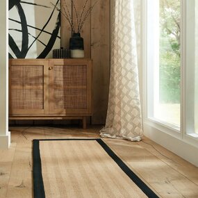 Jute-Läufer - Kira Natur/schwarz