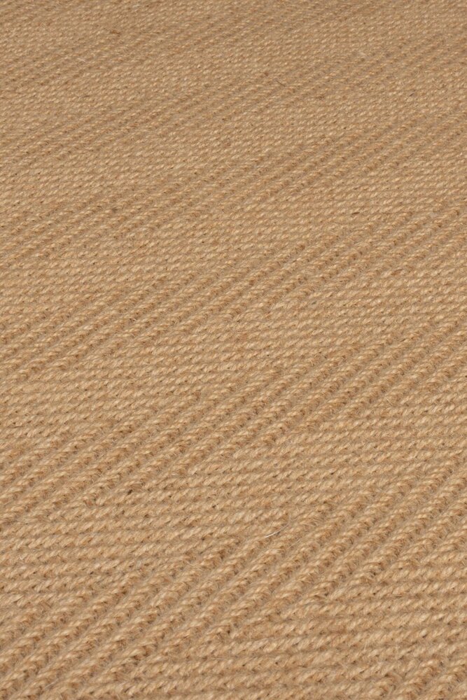 Jute-Läufer - Kira Natur/schwarz