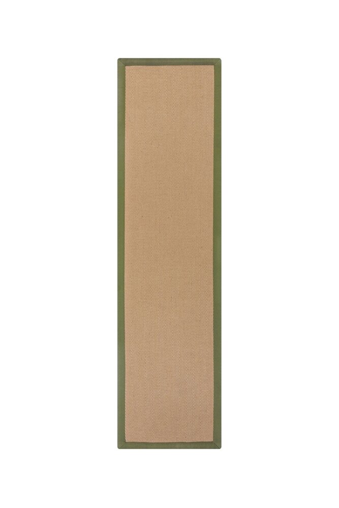 Läufer - Kira Modern Jute Natur/grün