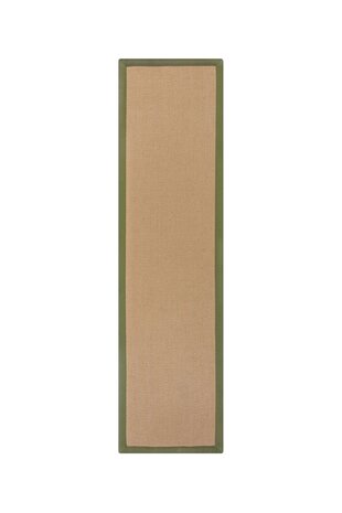 Läufer - Kira Modern Jute Natur/grün