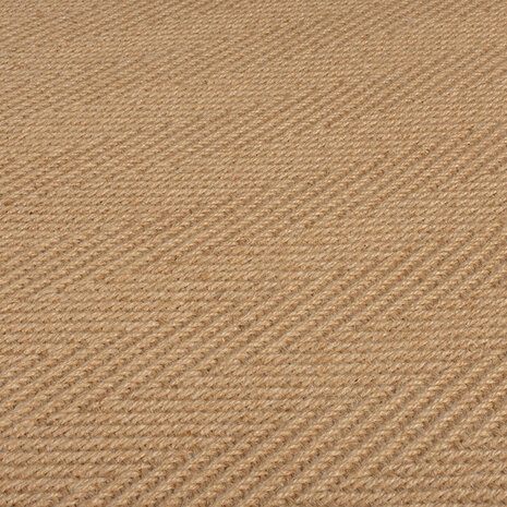 Läufer - Kira Modern Jute Natur/grün