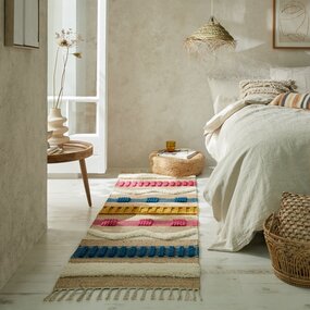 Läufer - Medina Modern Jute - Kurzflor - Natur / Multi 60X230 Cm Läufer - Medina Modern Jute - Kurzflor - Natur / Multi 60X230 Cm