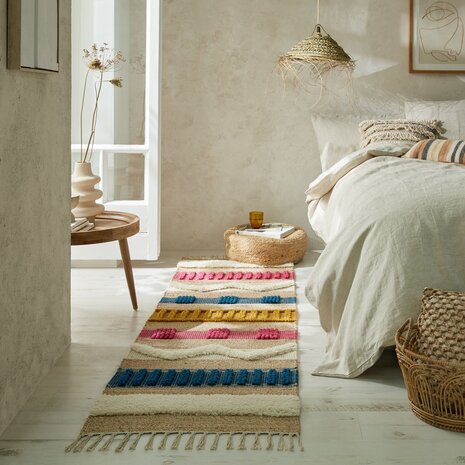 Läufer - Medina Modern Jute - Kurzflor - Natur / Multi 60X230 Cm Läufer - Medina Modern Jute - Kurzflor - Natur / Multi 60X230 Cm