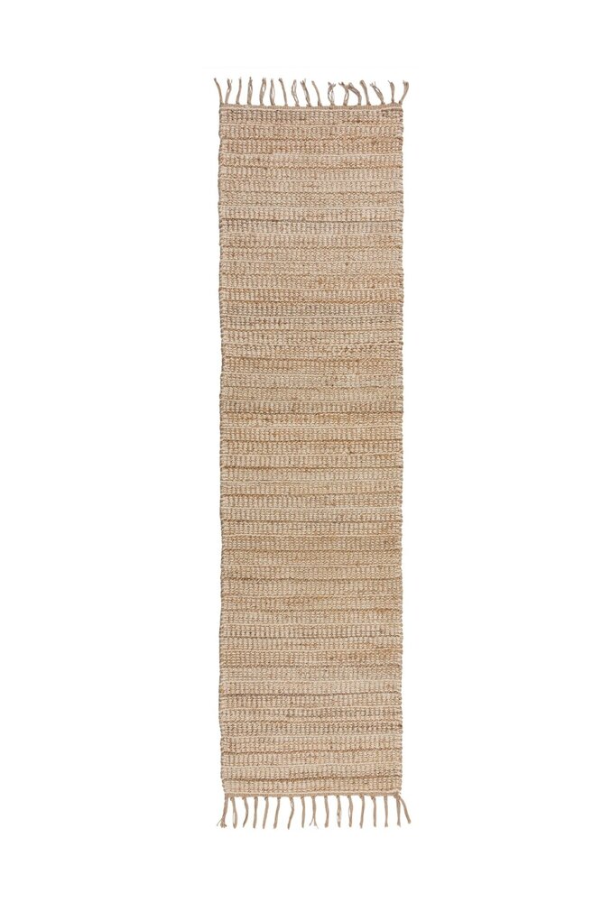 Läufer - Levi Jute Modern Einfarbig Handgewebt - Kurzflor - Natur 60X230 Cm Läufer - Levi Jute Modern Einfarbig Handgewebt - Kurzflor - Natur 60X230 Cm