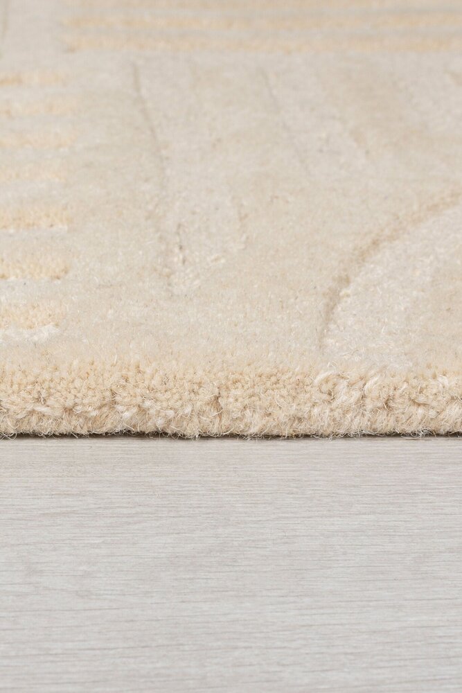 Läufer - Zen Modern Japandi - Kurzflor - 100% Wolle - Natur / Beige 60X230 Cm Läufer - Zen Modern Japandi - Kurzflor - 100% Wolle - Natur / Beige 60X230 Cm