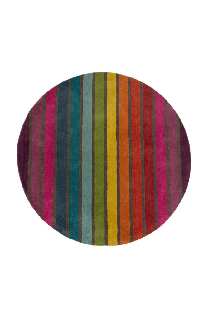 Rund Modern Teppich - Candy Multi Rund Modern Teppich - Candy Multi