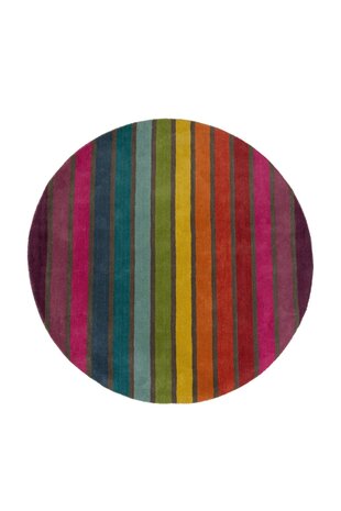 Rund Modern Teppich - Candy Multi Rund Modern Teppich - Candy Multi