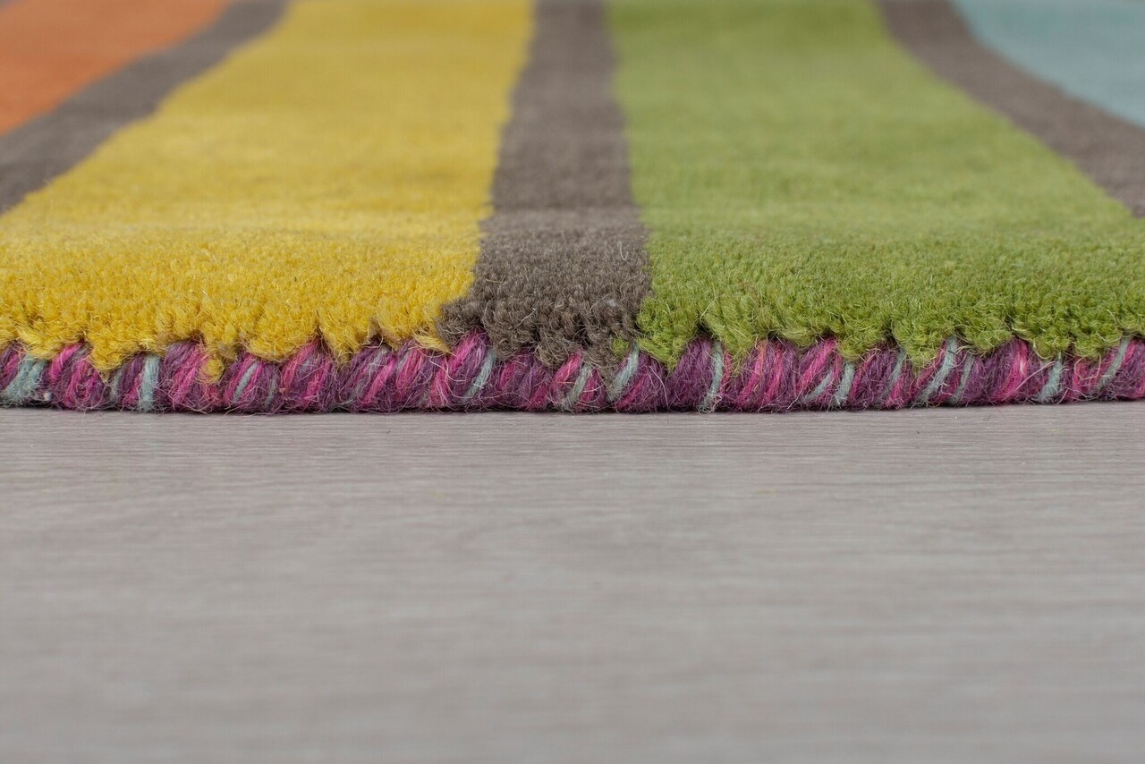 Rund Modern Teppich - Candy Multi Rund Modern Teppich - Candy Multi