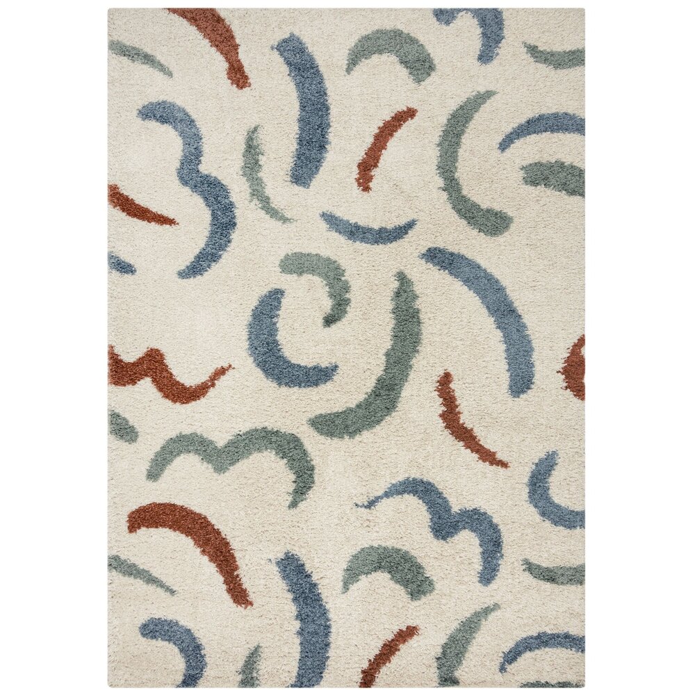 Hochflorteppich - Squiggle Multi