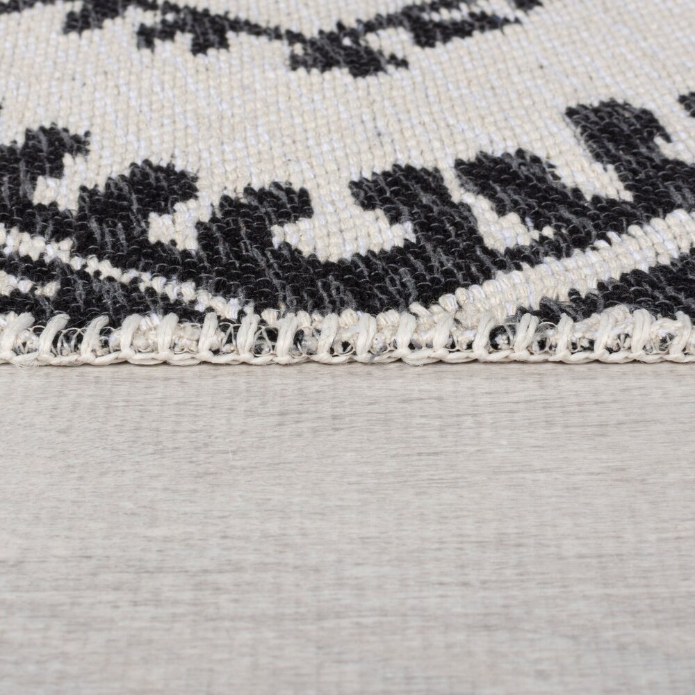 Geometrischer Teppich - Alix Recycled Grau Geometrischer Teppich - Alix Recycled Grau