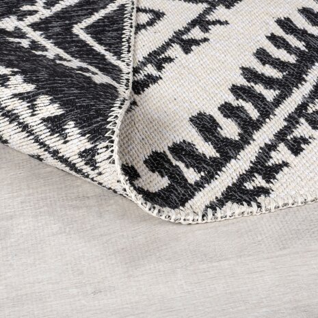 Geometrischer Teppich - Alix Recycled Grau Geometrischer Teppich - Alix Recycled Grau