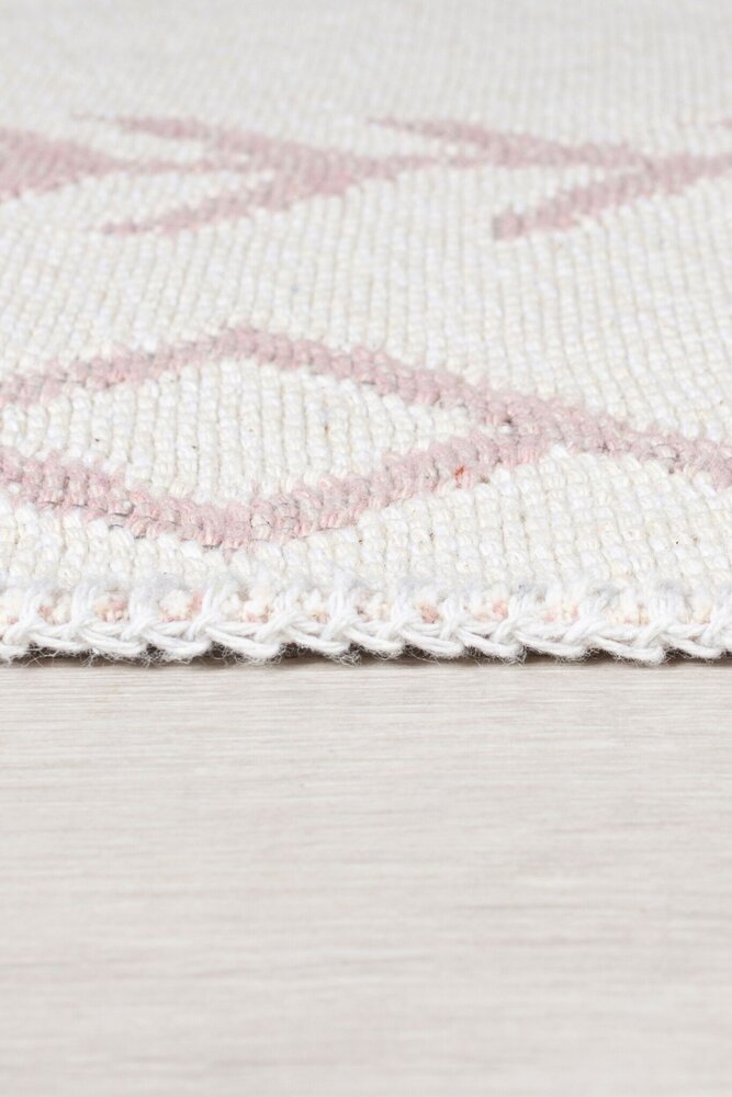 Geometrischer Teppich - Edie Recycled Rosa Geometrischer Teppich - Edie Recycled Rosa