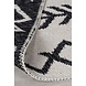Geometrischer Teppich - Edie Recycled Schwarz/weiß Geometrischer Teppich - Edie Recycled Schwarz/weiß