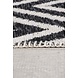 Geometrischer Teppich - Teo Recycled Schwarz/weiß Geometrischer Teppich - Teo Recycled Schwarz/weiß