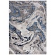 Modern Teppich - Marmoriertes Grau/marine Modern Teppich - Marmoriertes Grau/marine